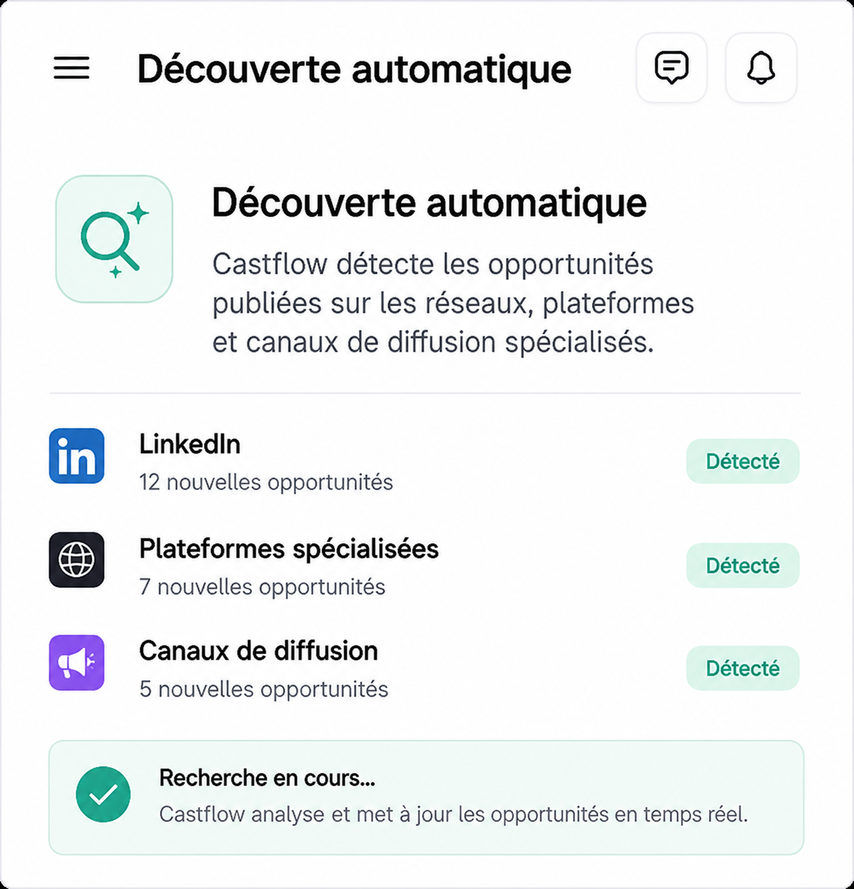 Découverte automatique
